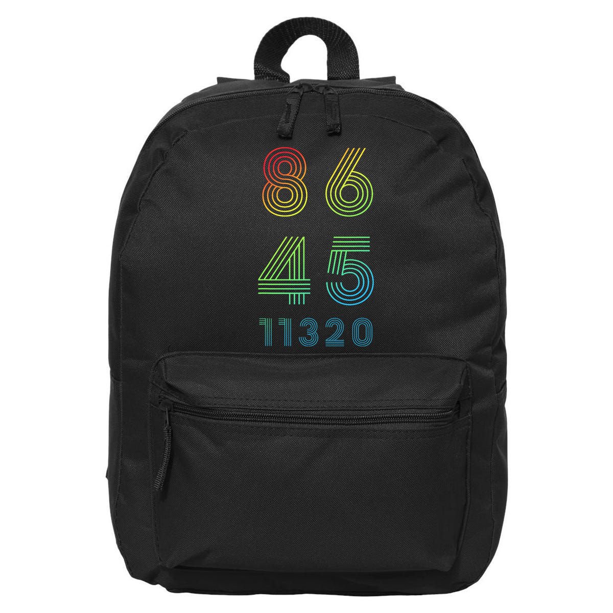 86 45 2020 Cool Retro Anti Trump - Vote 8645 - 864511320 16 in Basic Backpack