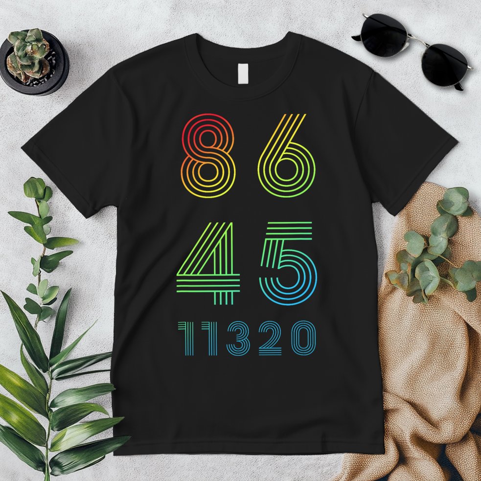 86 45 2020 Cool Retro Anti Trump - Vote 8645 - 864511320 Premium T-Shirt