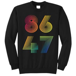 86 47 Anti Trump 8647 Impeach 47 Antitrump President Sweatshirt