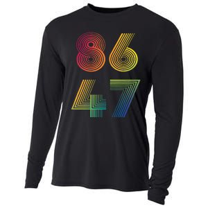 86 47 Anti Trump 8647 Impeach 47 Antitrump President Cooling Performance Long Sleeve Crew