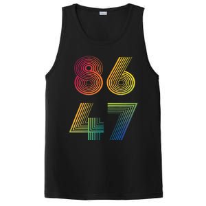 86 47 Anti Trump 8647 Impeach 47 Antitrump President PosiCharge Competitor Tank