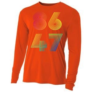 86 47 Anti Trump 8647 Impeach 47 Antitrump President Cooling Performance Long Sleeve Crew