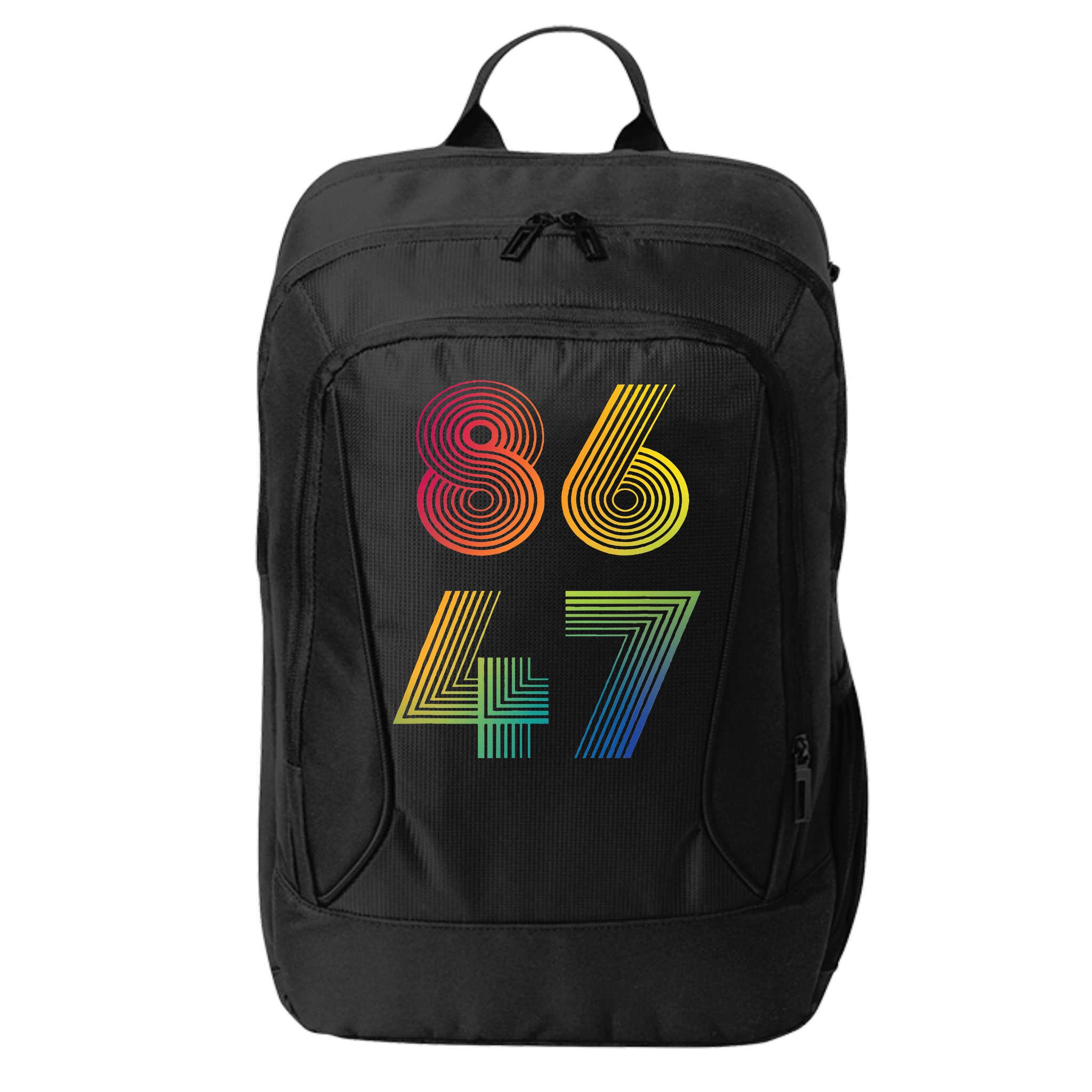86 47 Anti Trump 8647 Impeach 47 Antitrump President City Backpack
