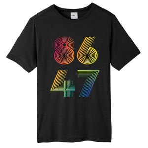 86 47 Anti Trump 8647 Impeach 47 Antitrump President Tall Fusion ChromaSoft Performance T-Shirt