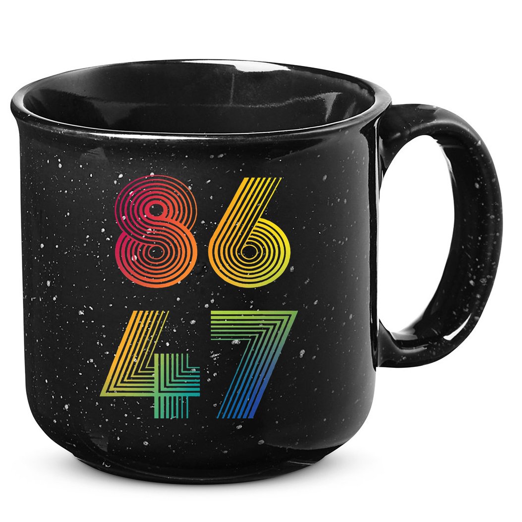 86 47 Anti Trump 8647 Impeach 47 Antitrump President 15oz Campfire Ceramic Mug