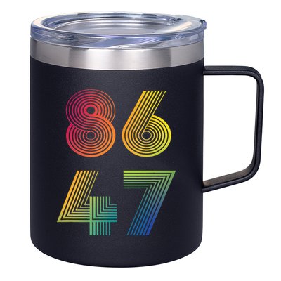 86 47 Anti Trump 8647 Impeach 47 Antitrump President 12oz Stainless Steel Coffee Mug