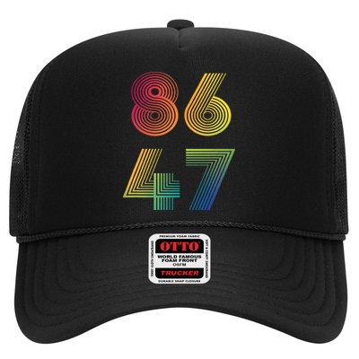 86 47 Anti Trump 8647 Impeach 47 Antitrump President Trucker Hat