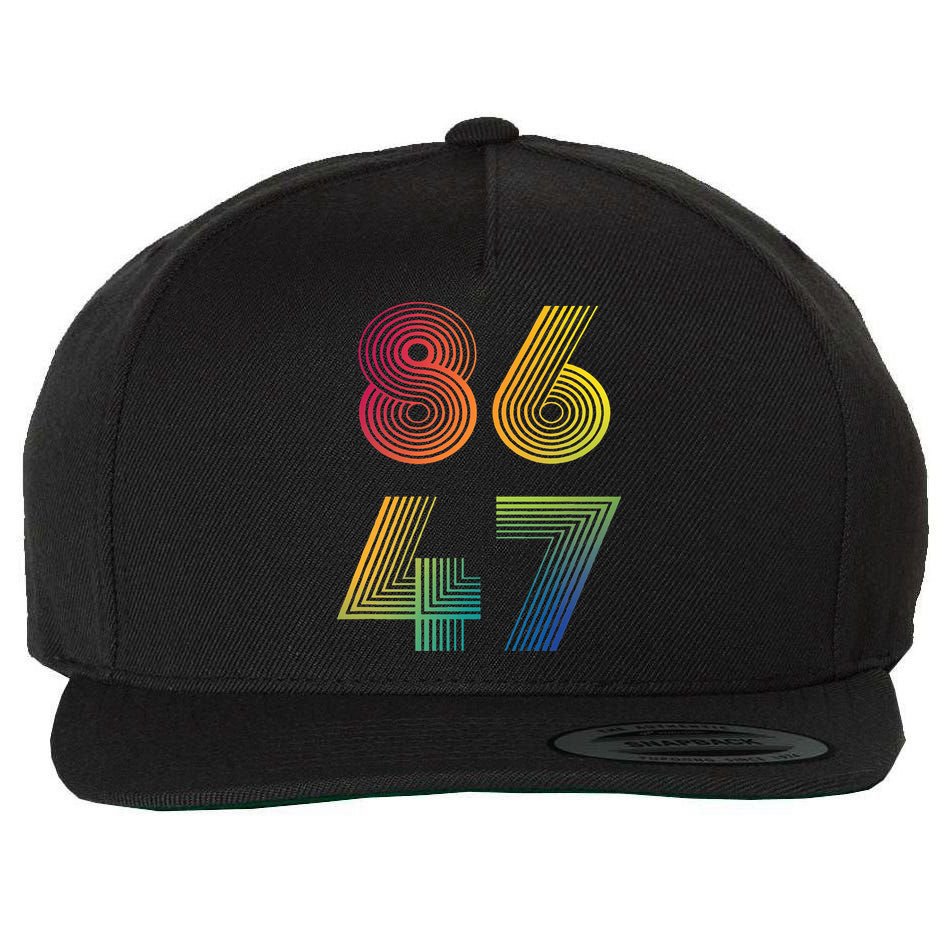 86 47 Anti Trump 8647 Impeach 47 Antitrump President Wool Snapback Cap