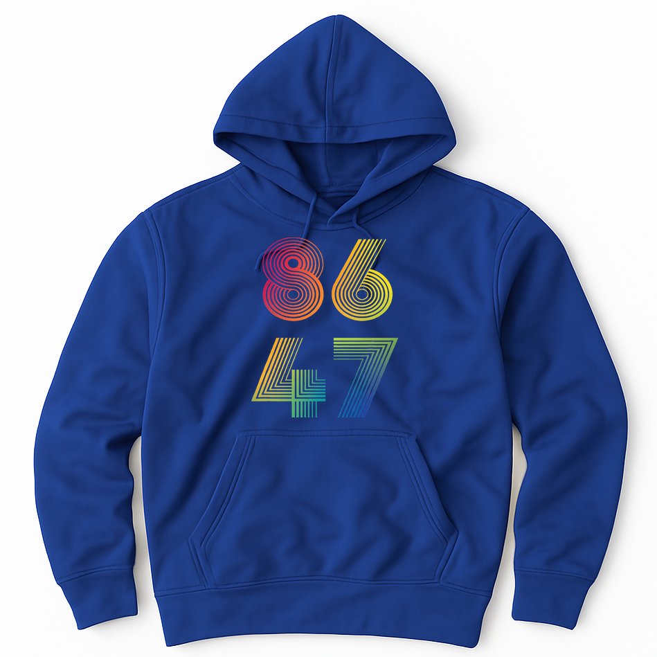 86 47 Anti Trump 8647 Impeach 47 Antitrump President Hoodie