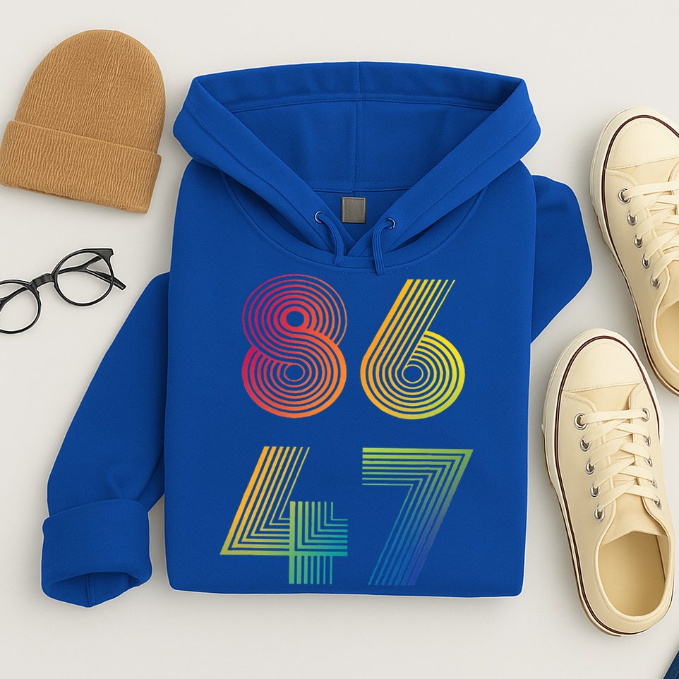 86 47 Anti Trump 8647 Impeach 47 Antitrump President Hoodie