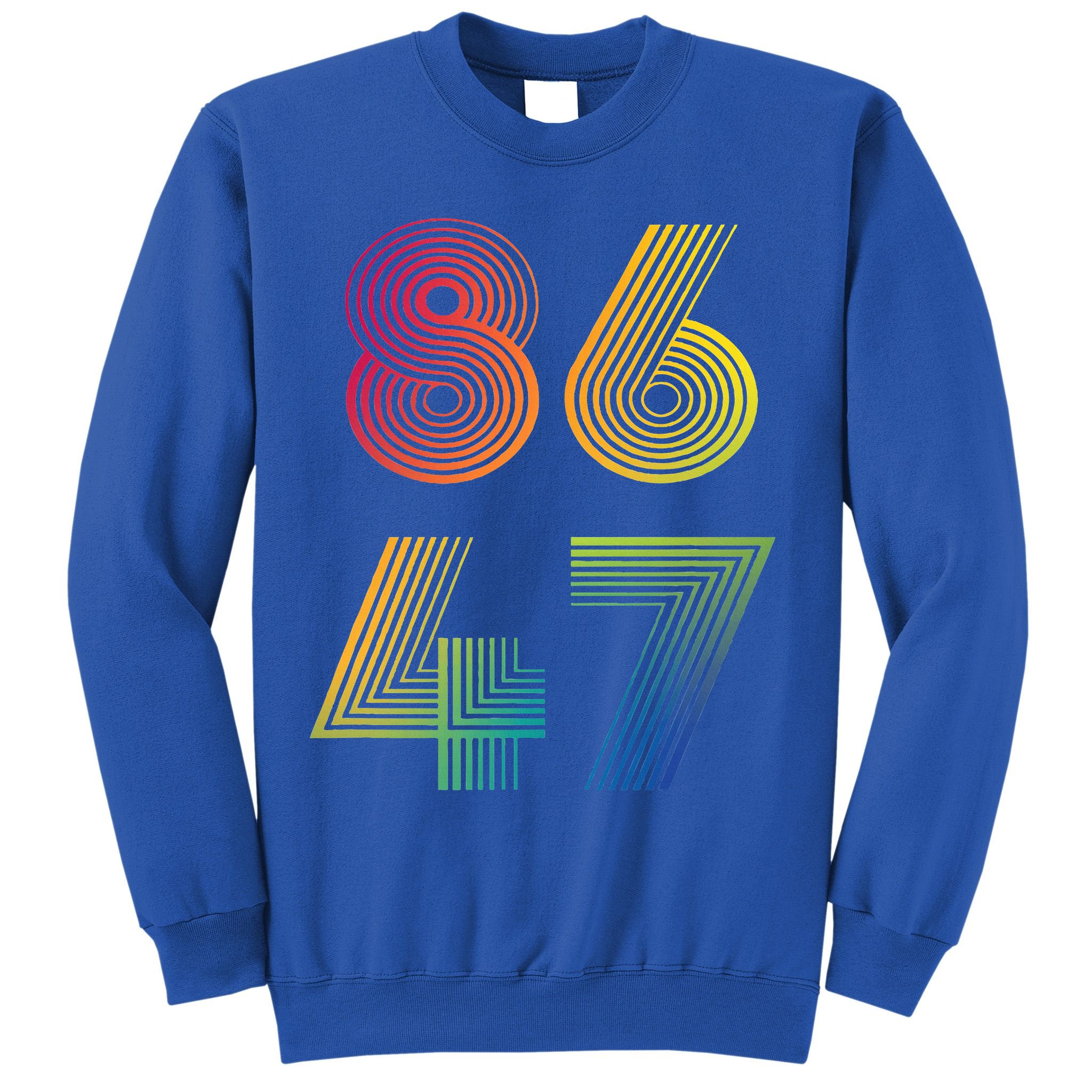 86 47 Anti Trump 8647 Impeach 47 Antitrump President Sweatshirt