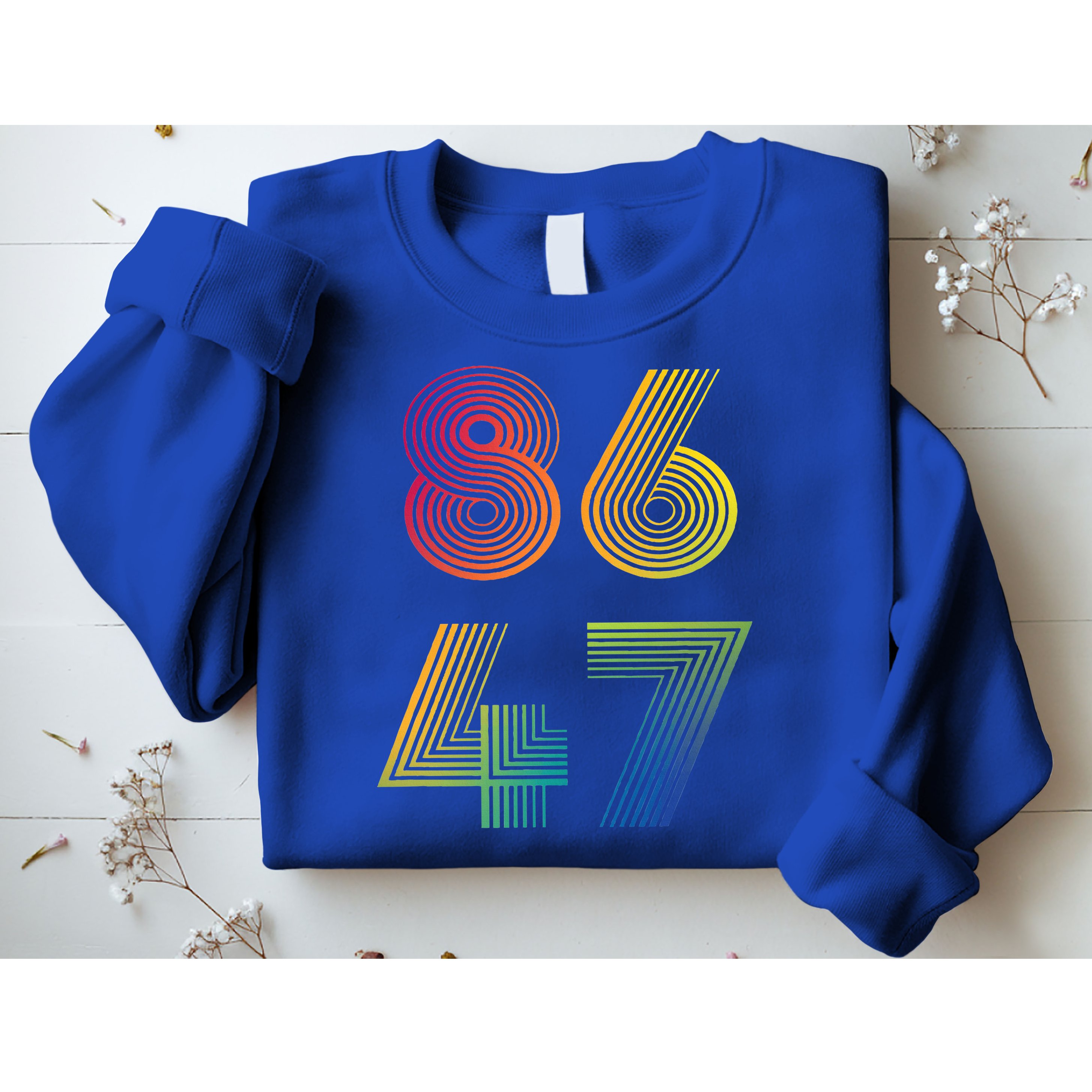 86 47 Anti Trump 8647 Impeach 47 Antitrump President Sweatshirt