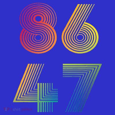 86 47 Anti Trump 8647 Impeach 47 Antitrump President T-Shirt