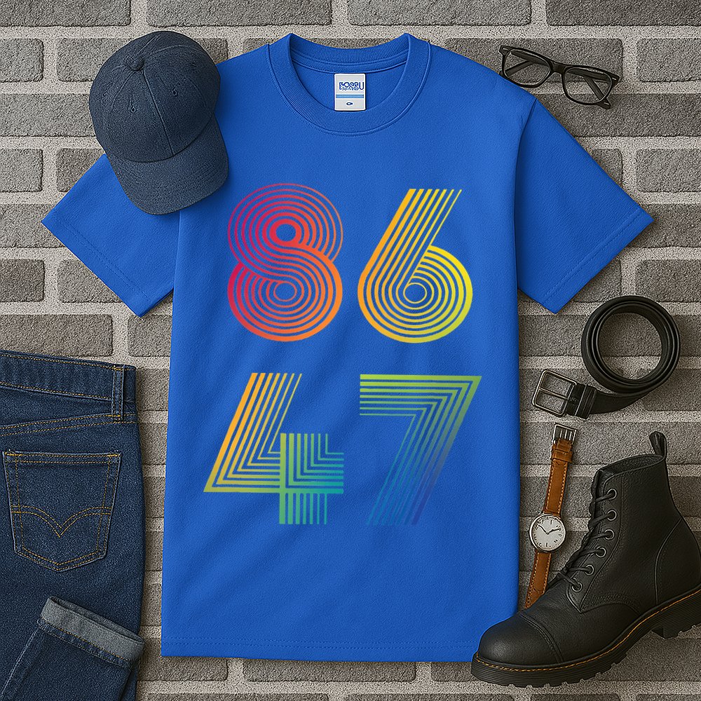 86 47 Anti Trump 8647 Impeach 47 Antitrump President Tall T-Shirt
