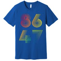 86 47 Anti Trump 8647 Impeach 47 Antitrump President Premium T-Shirt