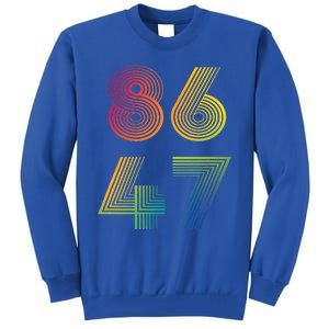 86 47 Anti Trump 8647 Impeach 47 Antitrump President Tall Sweatshirt