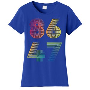 86 47 Anti Trump 8647 Impeach 47 Antitrump President Women's T-Shirt