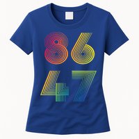 86 47 Anti Trump 8647 Impeach 47 Antitrump President Womens T-Shirt