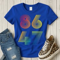 86 47 Anti Trump 8647 Impeach 47 Antitrump President Womens T-Shirt