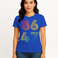 86 47 Anti Trump 8647 Impeach 47 Antitrump President Womens T-Shirt