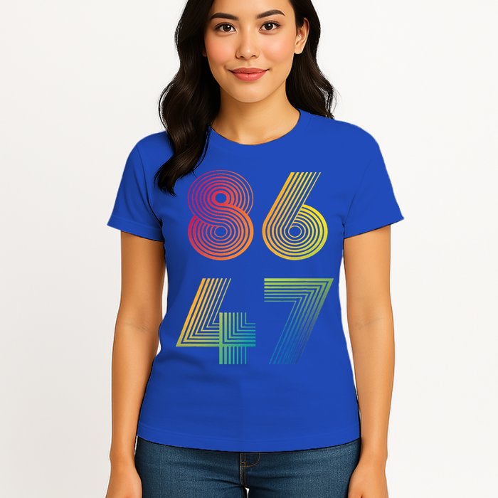 86 47 Anti Trump 8647 Impeach 47 Antitrump President Womens T-Shirt