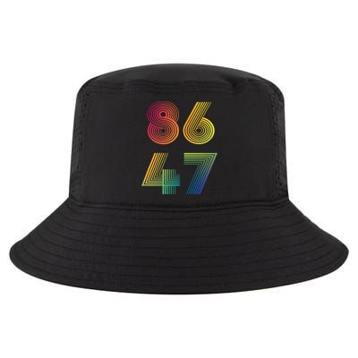 86 47 Anti Trump 8647 Impeach 47 Antitrump President Retro Cool Comfort Performance Bucket Hat
