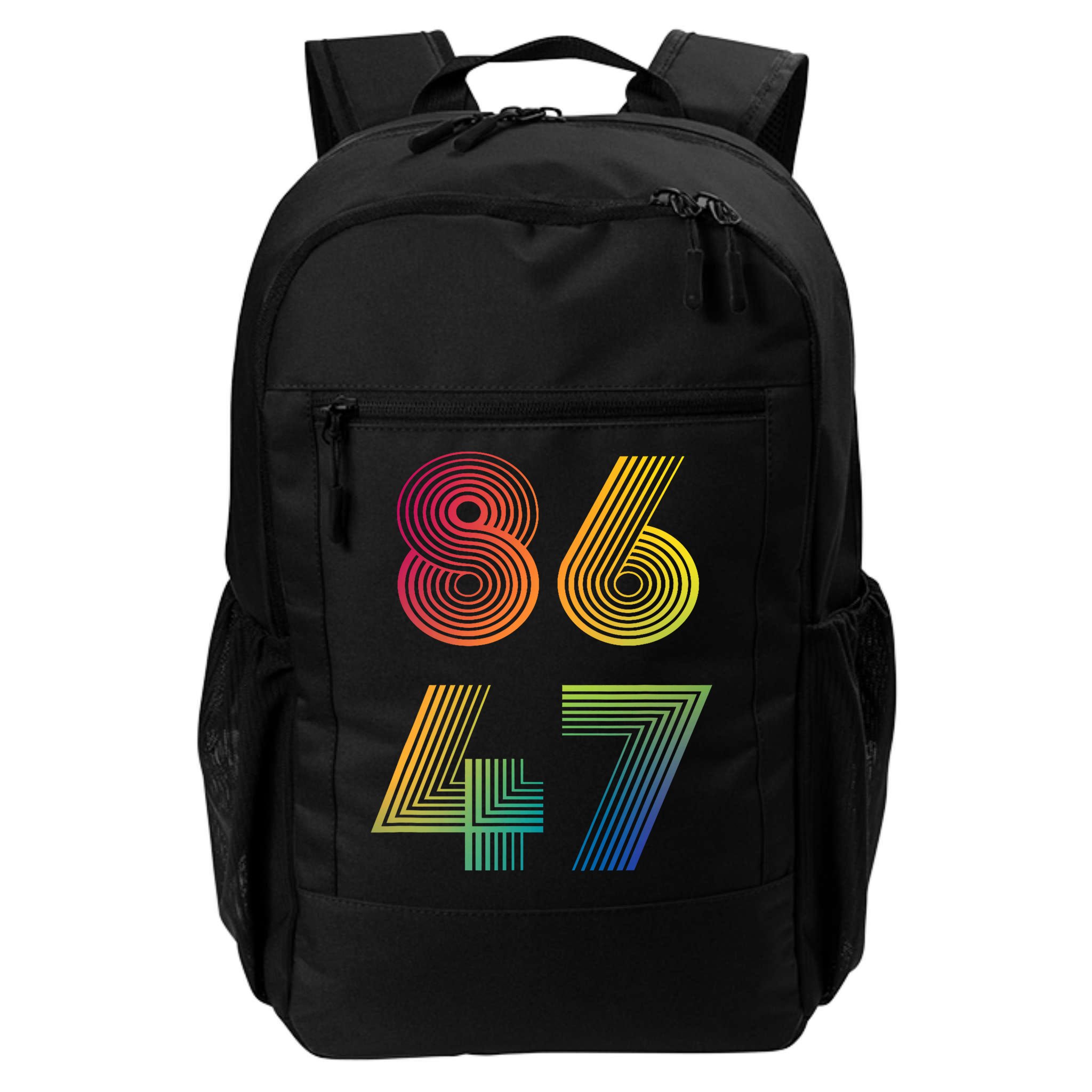 86 47 Anti Trump 8647 Impeach 47 Antitrump President Retro Backpack
