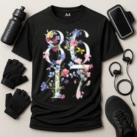 86 47 Floral Boho Style Cooling Performance Crew T-Shirt