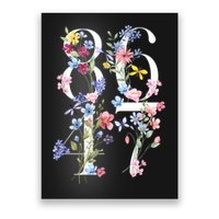 86 47 Floral Boho Style Poster