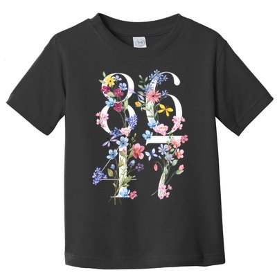 86 47 Floral Boho Style Toddler T-Shirt