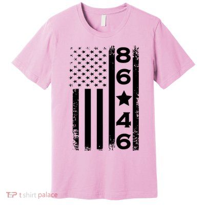 86 46 Impeach Biden 46 Vintage Distressed 86 46 Anti Biden Premium T-Shirt