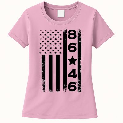 86 46 Impeach Biden 46 Vintage Distressed 86 46 Anti Biden Womens T-Shirt