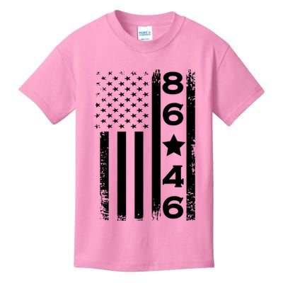 86 46 Impeach Biden 46 Vintage Distressed 86 46 Anti Biden Kids T-Shirt
