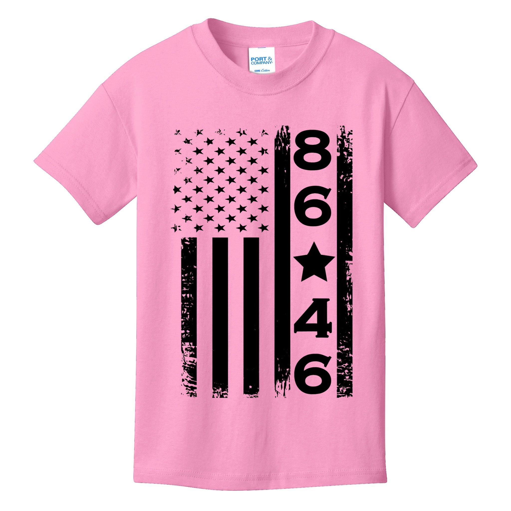86 46 Impeach Biden 46 Vintage Distressed 86 46 Anti Biden Kids T-Shirt