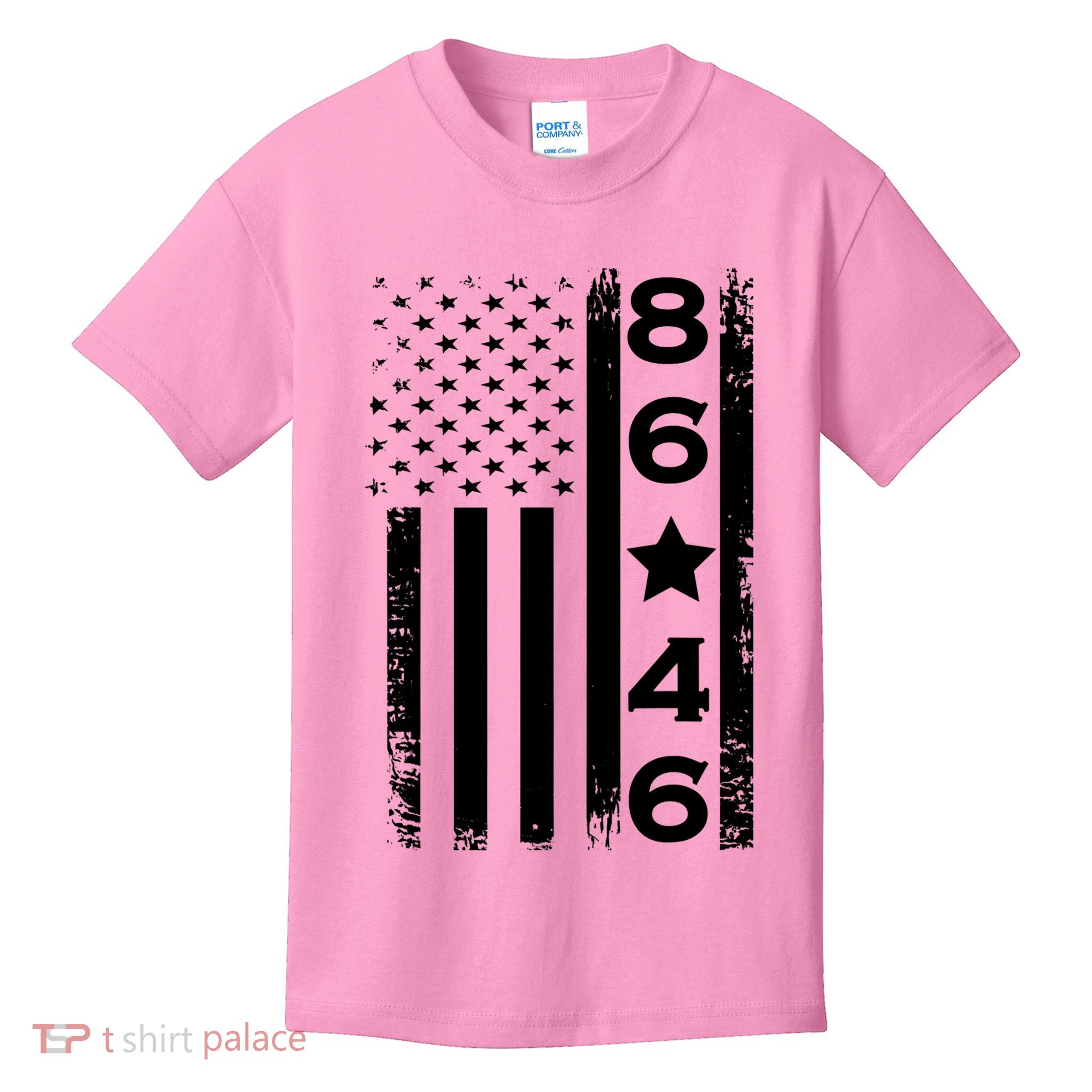 86 46 Impeach Biden 46 Vintage Distressed 86 46 Anti Biden Kids T-Shirt