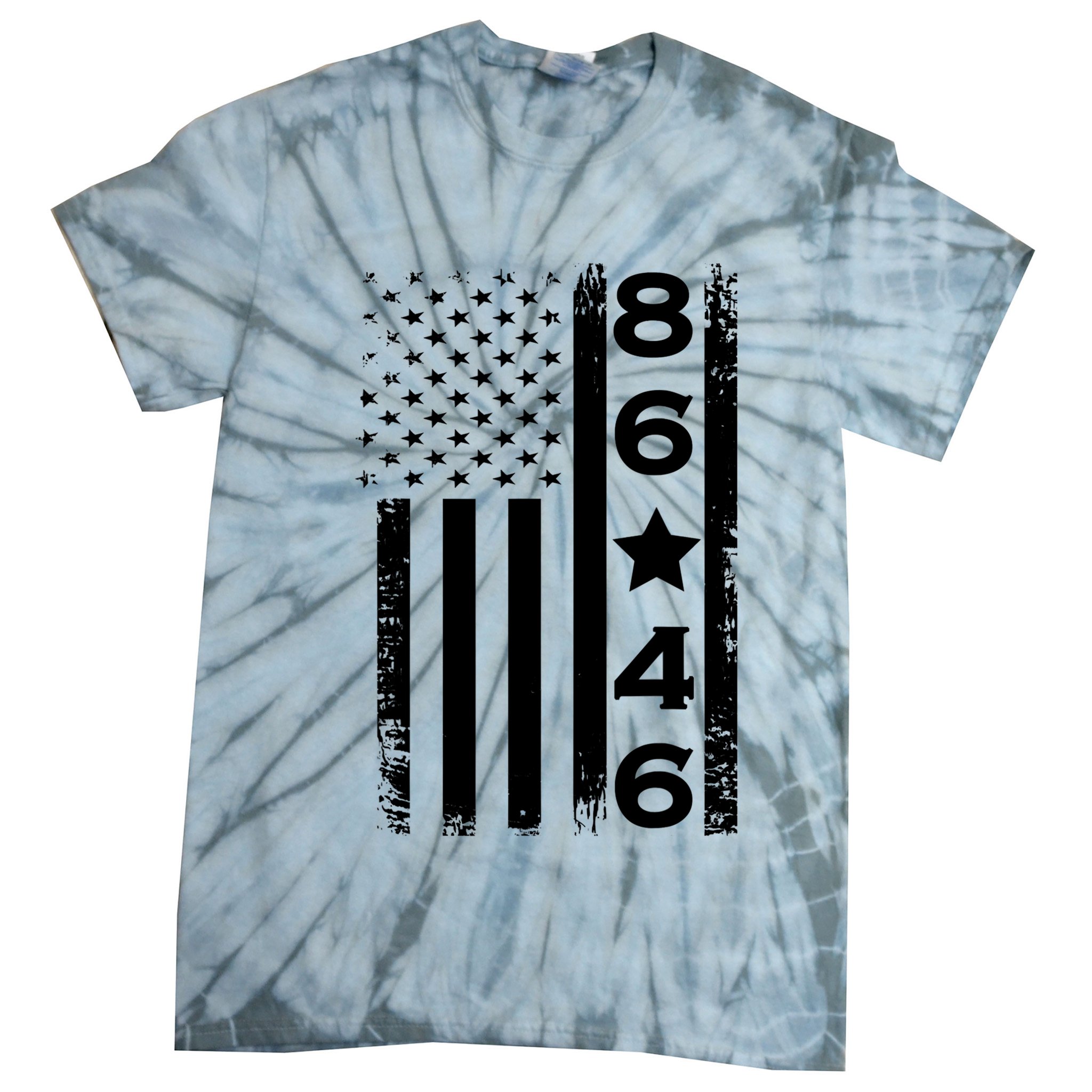 86 46 Impeach Biden 46 Vintage Distressed 86 46 Anti Biden Tie-Dye T-Shirt