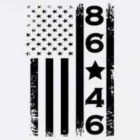 86 46 Impeach Biden 46 Vintage Distressed 86 46 Anti Biden Apron