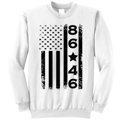 86 46 Impeach Biden 46 Vintage Distressed 86 46 Anti Biden Sweatshirt