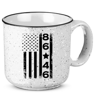 86 46 Impeach Biden 46 Vintage Distressed 86 46 Anti Biden 15oz Campfire Ceramic Mug