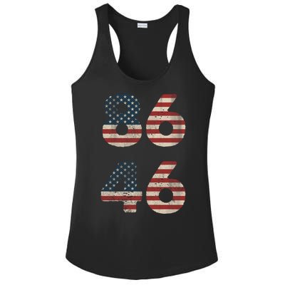 86 46 Impeach Anti Biden Vintage Distressed Ladies PosiCharge Competitor Racerback Tank