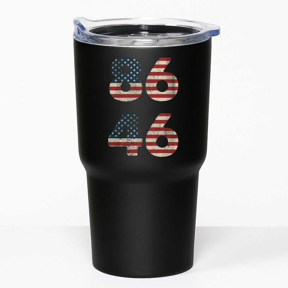 86 46 Impeach Anti Biden Vintage Distressed Tumbler