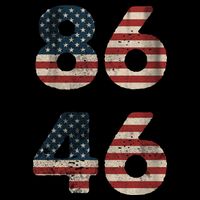 86 46 Impeach Anti Biden Vintage Distressed Baby Bodysuit