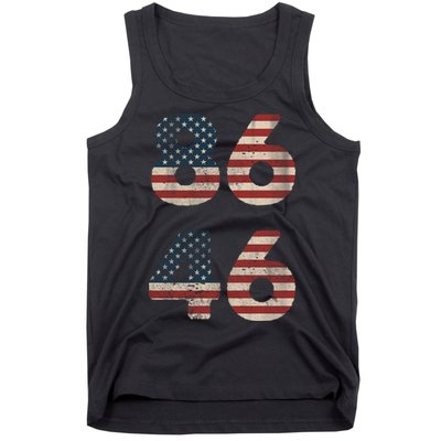 86 46 Impeach Anti Biden Vintage Distressed Tank Top