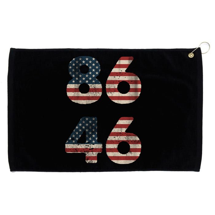 86 46 Impeach Anti Biden Vintage Distressed Grommeted Golf Towel