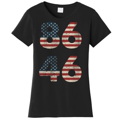 86 46 Impeach Anti Biden Vintage Distressed Women's T-Shirt