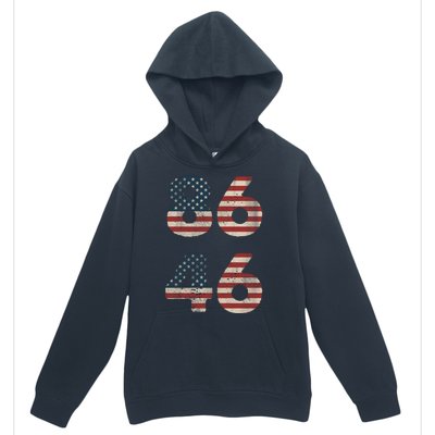 86 46 Impeach Anti Biden Vintage Distressed Urban Pullover Hoodie