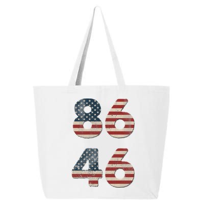 86 46 Impeach Anti Biden Vintage Distressed 25L Jumbo Tote