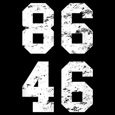 86 46 Impeach Biden 46 Vintage Distressed 8646 Anti Biden T-Shirt