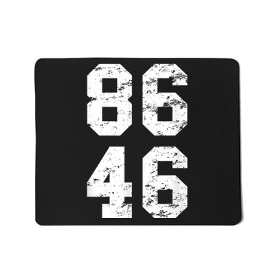 86 46 Impeach Biden 46 Vintage Distressed 8646 Anti Biden Mousepad