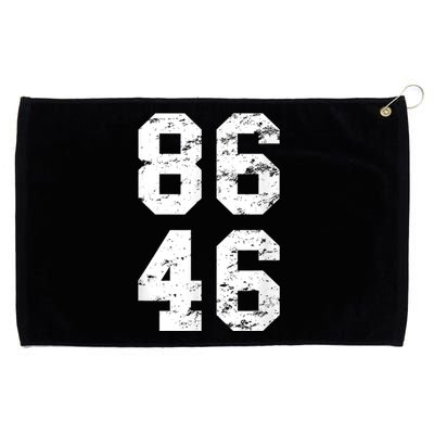 86 46 Impeach Biden 46 Vintage Distressed 8646 Anti Biden Grommeted Golf Towel